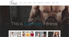 Desktop Screenshot of essentiallyfitness.com